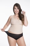 Bezszwowe figi maxi ONE-SIZE (Flexi-one maxi), czarne